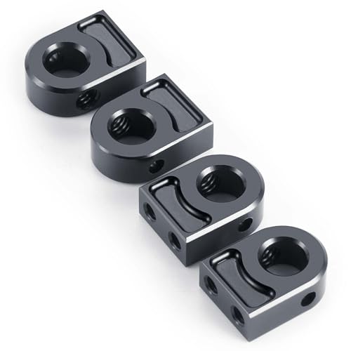 4 Packs rc Body Post mounts with Clips for 1:10 axial scx10 pro rc Crawler car - Aluminum Alloy Shell Column & Post Mount Set