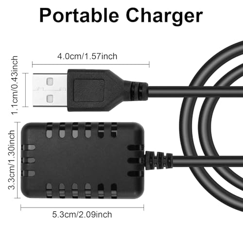 7.4V Lipo Battery Charger - RC Car Balance Chargers USB Cable 2-in-1 with XH-3P Plug 1A for 2S Batteries RC Cars Drone Boat Airplane Truck Quadcopter Airsoft SCX24 SCX10