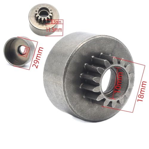 RC Car Upgrade Parts for HSP 02107 94188 94108 1/10 RC Car Upgrade Parts 16T Clutch Bell Single Gear for Nitro Monster Truck - size: 02107