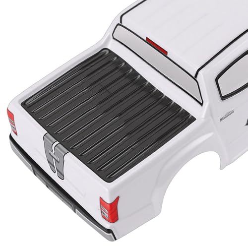 Vikye 1/10 RC Car Body Shell, Lightweight Replacement Cover Case with Clear Patterns, for 26cm Wheelbase On Road Cars (White) - color: White