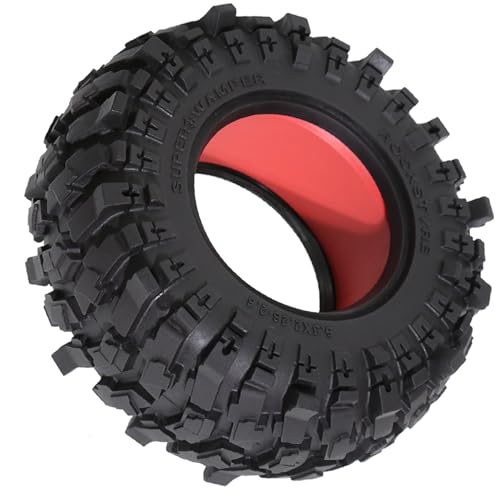 REDSPIDER 2.6'' RC Crawler Tires OD 5.3'' for 1/7 1/8 1/10 RC Crawler Car Axial RBX10 MJX H8H MK07 KM4 (B)