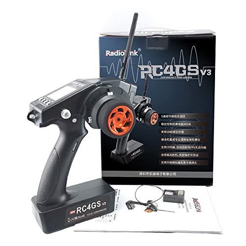 Radiolink RC4GS V3 2.4G 5 Channels RC Transmitter and Receiver R6FG Gyro Radio Remote Controller for Crawler Truck Car Boat