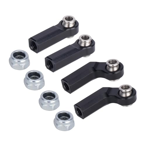 Vanquish RC Steering Link, Aluminum F10 Portal Axles Steering Link for 1/10 RC Crawler VS4-10 Phoenix F10 Upgrades (Black)