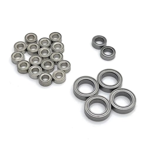 Double Rubber Seal for FMS for FCX24 22pcs Metal Ball Bearing Set 3x6x2.5 4x7x2. 7x11x3 1/24 RC Crawler Car Upgrade Parts Spare Accessories