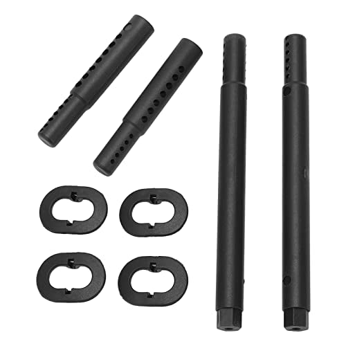 RC Body Mount Post Set, Plastic Car Holder with Steel Buckles, for ZD Racing 1/7 EX07, Adjustable Height, Reduces Vibration, Stable Ride, Easy Installation