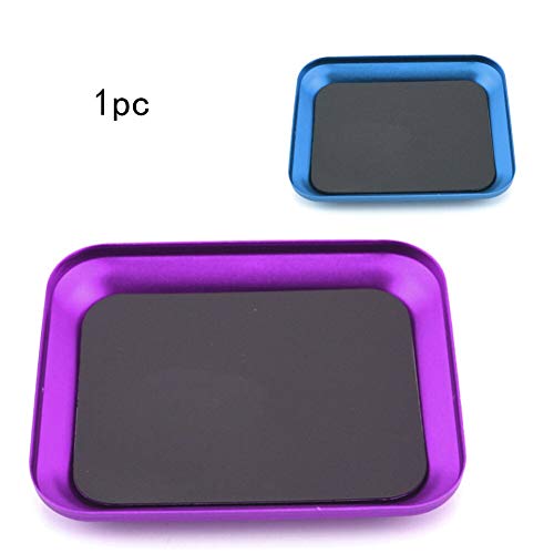Replacement Part For Accessories Plate Shelf Repair Tools Car Convenient Screw Tray For Drone Model Aluminum Alloy Holder RC Magnetic - (Color: Blue)