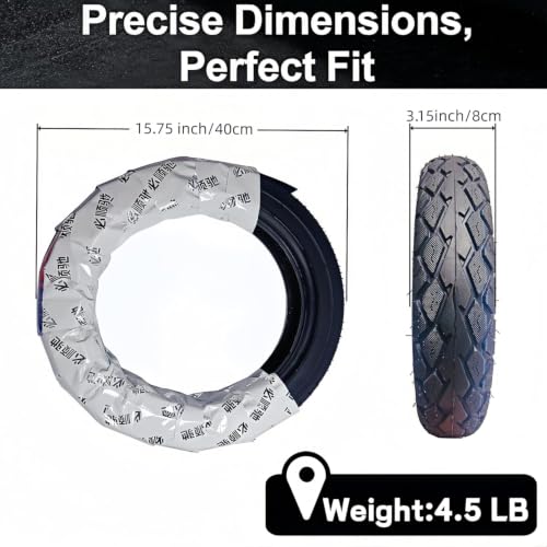 10 Inch Electric Scooter Tire, 3.00-10 8PR Steel Wire Tubeless Tire, 8pr 10in Off-Road Non-Slip Wear-Resistant Thick Rubber for Motorcycle, Scooter, E-Bike, Mopeds Tires with 10 Inches Rims, 2PC - size: 3.00-10 Steel Wire Tubeless Tire
