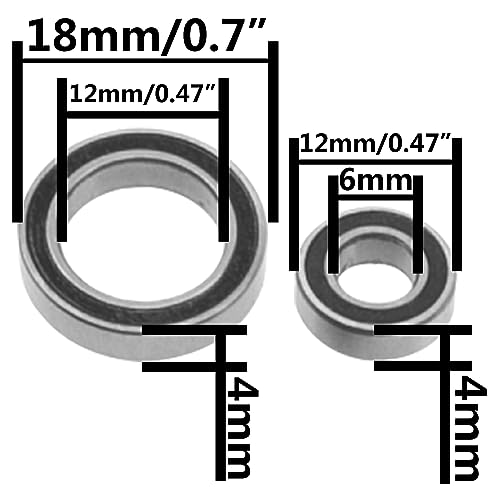 Metal Rear Axle Steering Knuckles, Rear Hub Carrier Rear Axle Cup Mount Upgrades Parts Compatible with Arrma 1/8 Infraction 4X4 MEGA/Vendetta 4X4 3S BLX RC Car (Blue)