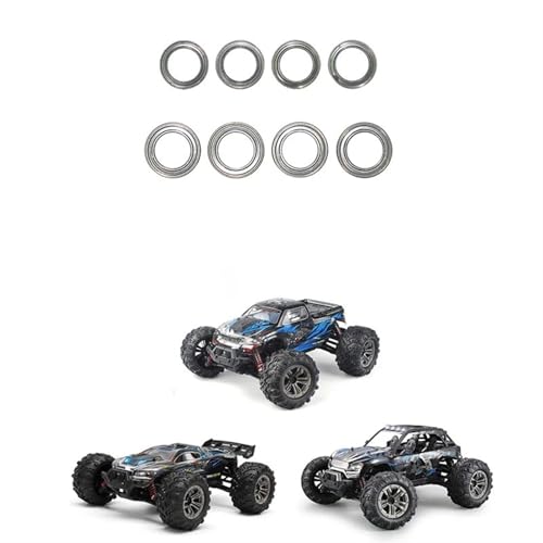 Double Rubber Seal for Xinlehong for Hosim Q901 Q902 Q903 9130 9136 9137 1/16 rc Car Spare Parts 8Pcs Steel Ball Bearing Set
