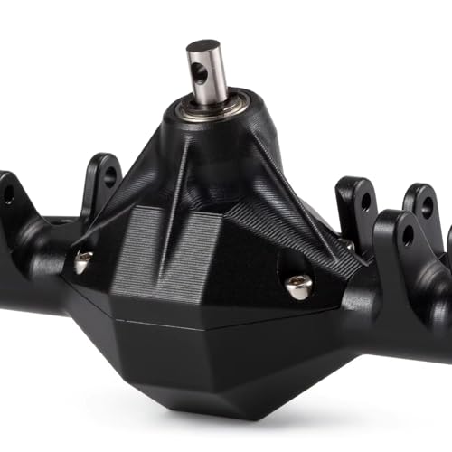 T3V1 Carbon Fiber LCG Chassis Kit RC Performance Carbon LCG Chassis Kit and Link Kit Capra Portal Axle ESC Battery Servo Plate (Black Axle Set) - color: Black Axle Set