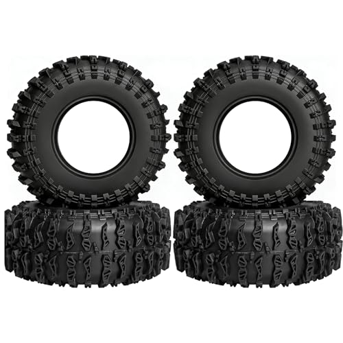 STMU 1.3'' RC Crawler Tires for 1/18 1/24 TRX4M SCX24 FCX18 FCX24 RC Crawler Car (Tires) - color: Tires