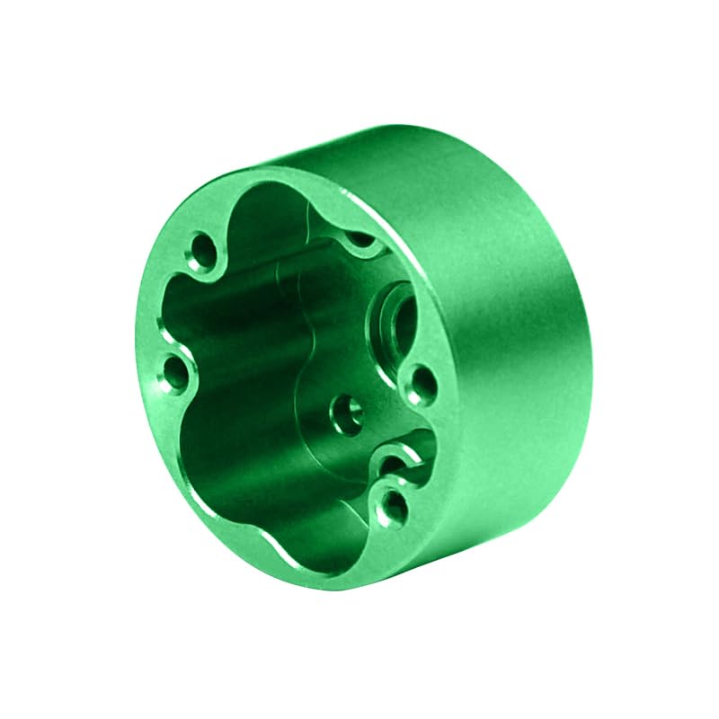 GPM 7075 Alloy Front/Rear Diff Case for Mini Maxx Monster Truck-107154-1 (Green) - color: Green