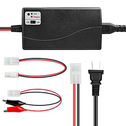 yanw NiMH/NiCd RC Battery Charger for 6V 7.2V 9.6V 12V Batteries Packs, RC Car