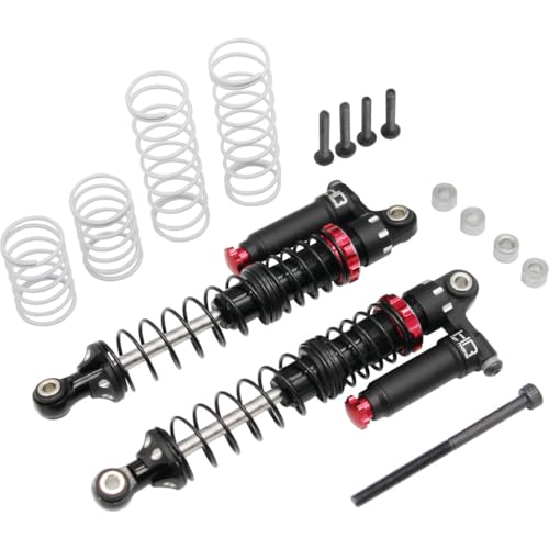 Hot Racing TD90RV02 90mm Aluminum Piggyback Shocks Adjustable