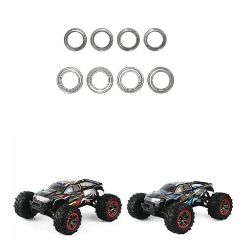 Double Rubber Seal for Xinlehong for 9125 9155 9156 for Hosim 1/10 1/12 rc Car Spare Parts Accessories 8Pcs Ball Bearing Set