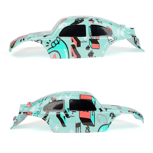 SummitLink Custom Body Compatible for 1/10 1/8 Scale RC Car or Truck (Truck not Included) (Graffiti Blue) - style: Graffiti Blue