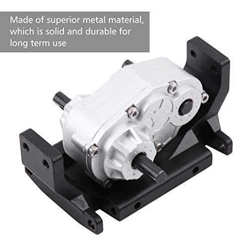 Metal Gearbox Transfer Case With Mount for SCX10 / D90 1/10 RC Crawler Car