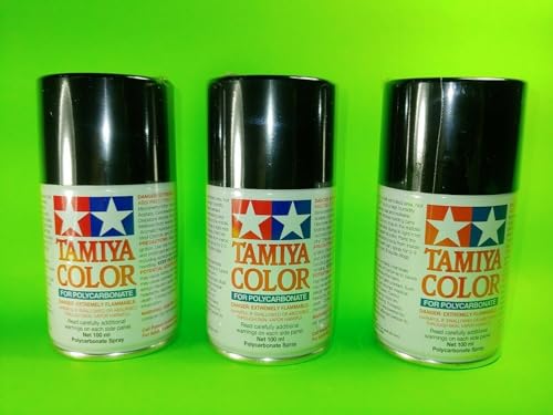 3 PACK COMPATIBLE WITH Tamiya TAMR86005 Polycarbonate PS-5 Black RC CAR BODY PS5 INCLUDES CHICAGOLAND RC COUPON