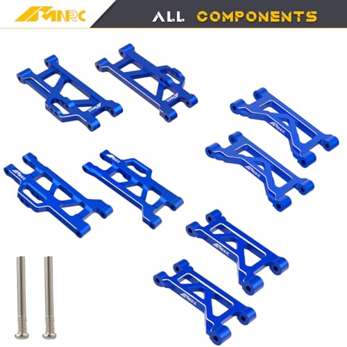 Alum Front Rear Suspension a Arm Kit for 1/16 Mini Maxx 4WD RTR RC Car Truck 107154-1 Upgrades Part Black