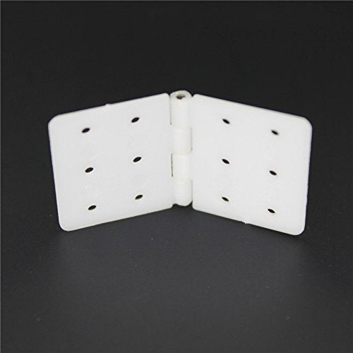 20x37 mm 0.79" x1.46'' Standard Size Pinned Nylon Hinge RC Model Airplane Parts Replacement (Pack of 20)