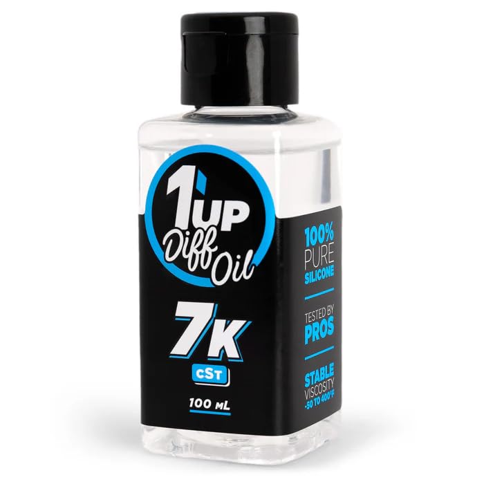 1UP Racing 110007 - Pure Silicone Diff Oil, 100ml, 7K CST