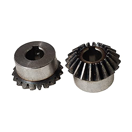 2Pcs Bevel Gear Tapered Bevel Pinion Gear Bevel Gears 2 Module 20 Teeth for Hardware Mechanical Rotation (20T 14mm Hole) - size: 20T 14mm Hole