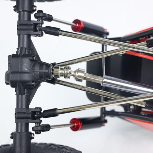 RTR RC 1/10 8504R Off-Road Car 4 * 4 Remote Control Rock Crawler Electric Truck Top Speed 35 km/h 15KG Servo Metal Shock Absorber 2500mAh Lipo Hobby Model for Adult