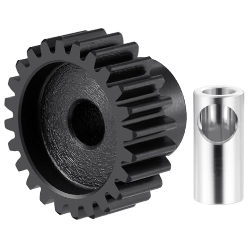 Steel 32P 5mm Pinion Gear 24T Motor Gears for RC Car Upgrade Parts | 1/5 1/6 1/8 1/10 1/14 1/16 1/18 Buggy Monster Truck Drift Off-Road Crawler - size: 24T