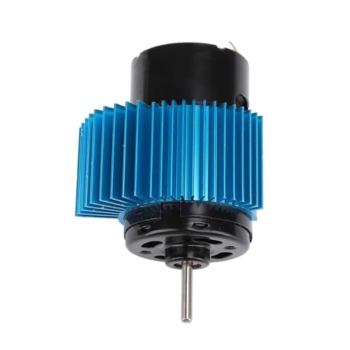 Alomejor 550 RC Car Motor, Brushed Motor with Cooling Fan and Heat Sink for Axial SCX10 HPI JL 90046 Slash 1:10 RC Crawler (29T) - size: 29T