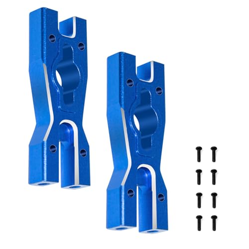 Aluminum Alloy Car Shell Fixed Seat RC Upgraded Parts for LOSI 1/18 Mini LMT 4X4 Brushed Monster Truck RTR-LOS01026 RC Car (Blue) - color: Blue
