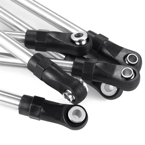 RC Links Linkage Compatible with Axial SCX10 II AXI90075 for UMG10 1/10 RC Car Parts 10Pcs/Set Steel Linkage Link Rod W/Plastic Ball Ends