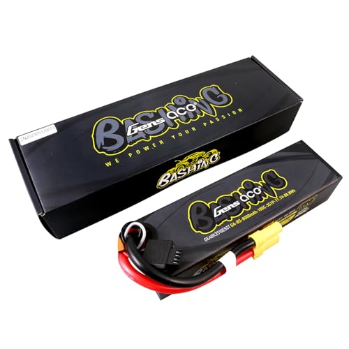 Gens ace G-Tech Bashing Pro 11.1V 100C 8000mah 3S Lipo Battery with EC5 Plug for RC Car RC Truck