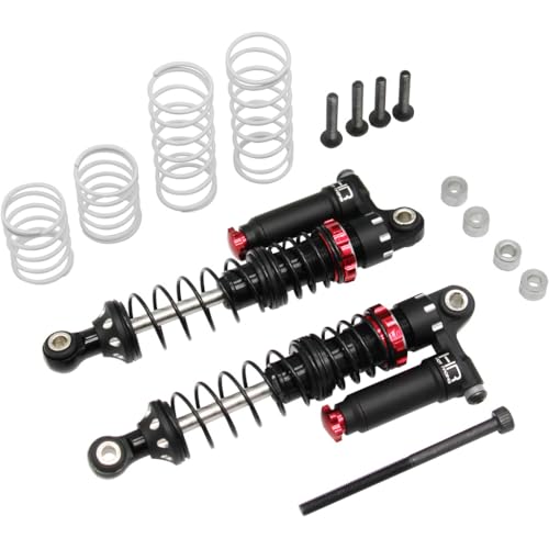 Hot Racing TD80RV02 80mm Aluminum Piggyback Shocks Adjustable
