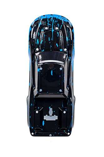 Custom Body Muddy Blue Style Compatible for V1 Traxxas Maxx 1/10 4X4 4WD Truck Shell Cover(Truck not Included) MX-MBL-01