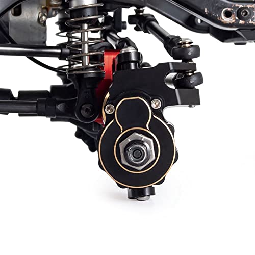 6Pcs Brass Portal Drive Axle Housing Steering Knuckle Caster Block Set for RC Crawler for for Traxxas TRX4 TRX6 Upgrade Parts Modification Accessories