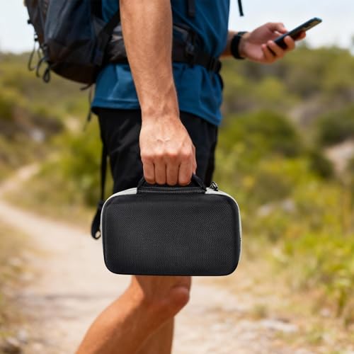 Power Bank Case for Anker Prime 26250/27650/25000/20100mAh/737,Black | Hard Fabric Shell, Splash-proof; Velcro Adjustable Divider + Mesh Zip Pocket,Handle,for Travel, Commute, Outdoor,Box Only - style: For Power Bank Only