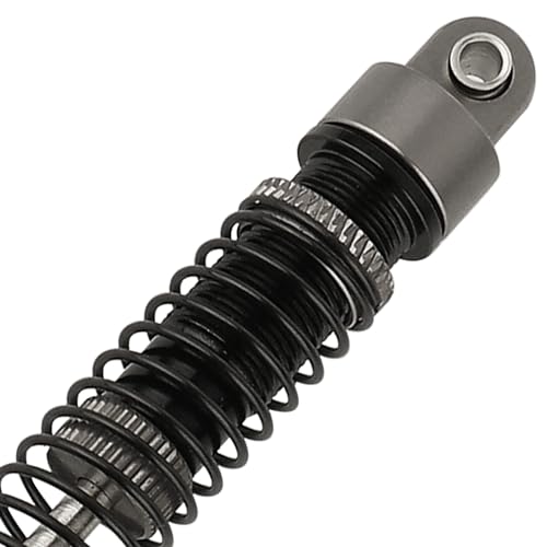 53mm 59mm 66mm 78mm Aluminum Long Threaded Shocks Absorbers Oil Damper for 1/18 RC Crawler TRX4M TRX-4M KUpgrade Parts (59mm-gray) - color: 59mm-gray