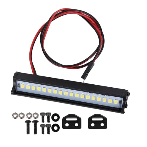 RC LED Light Bar Roof Lamp Super Bright Roof LED Lamp Kit Fit for Traxxas TRXX6/ TRXX4 SCX10 1/10 RC Crawler Spare Parts