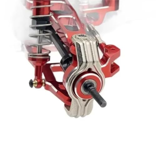RC Steering Knuckle Block for UD UD1201 UD1202 UD-12PRO Metal Front Steering Cup Model Crawler Rc Car Truck for Buggy Upgrade Accessories(Red) - size: Red