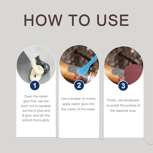Strong Foundry Glue, High Temperature Resistant Casting Repair, Metal Repair Glue, Premium Liquid Welding Filler for Metal Defects and Repairs (2Kit) - color: 2Kit