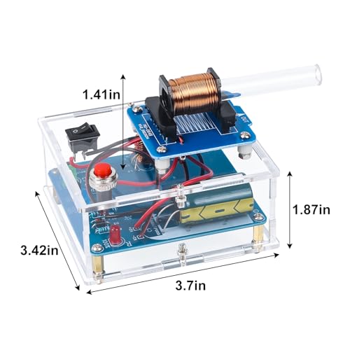 MiOYOOW Soldering Practice Kit, STEM Electronics Project Kit, DIY Electromagnetic Coil Shooting Game, Physics Experiment Kit for Teens & Adults