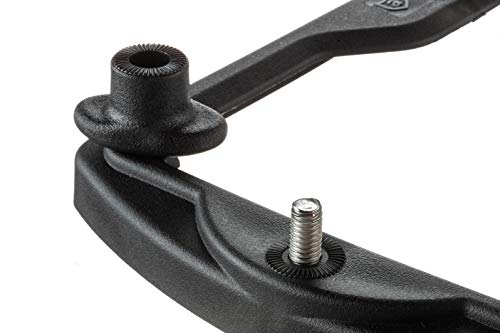 Attwood 9096-5 USCG-Approved 24 Series Heavy Duty Adjustable Hold-Down Marine Boat Battery Tray, Black