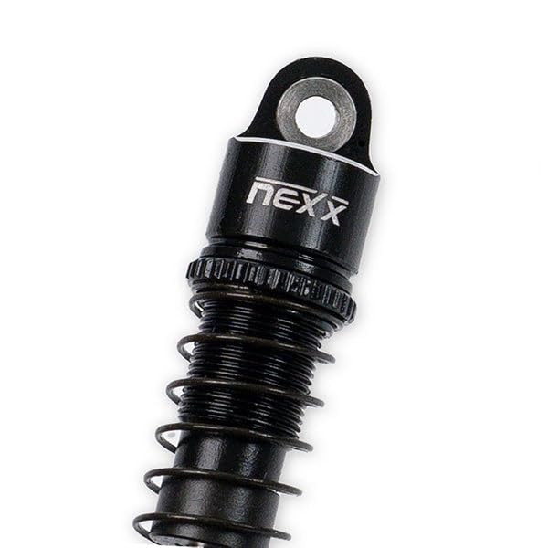 Nexx Racing Oil Shocks (4pcs) for 1/18 RC Crawler Ascent18 - Remote Control Car, Crawler Redcat 1/18 4WD Upgrade Parts (HELIDIRECT) (Black - 53mm) - color: Black - 53mm