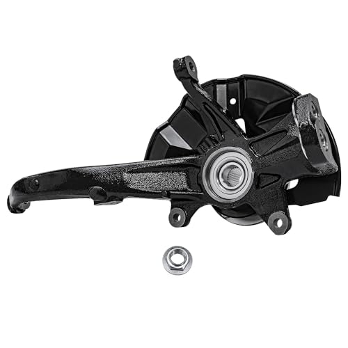 Detroit Axle - Front 4pc Steering Knuckles CV Axles for 06-09 Ford Fusion | Mercury Milan, 06 Lincoln Zephyr, 2 CV Axle Shafts 2 Steering Knuckles & Wheel Bearing Hubs 2006 2007 2008 2009 Replacement - size: 4UX47643/Kit