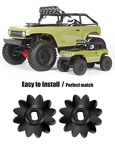 2T/12T Steel Overdrive Gears Fit for Axial SCX24 | Gear Overdrive Worm Differential Steel Gear, 2 Set
