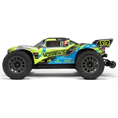 ARRMA RC Truck 1/10 VORTEKS 4X4 223S BLX BRUSHLESS Stadium Truck RTR (Battery and Charger Not Included) with DSC, Teal, ARA4305V4T2 - color: Teal