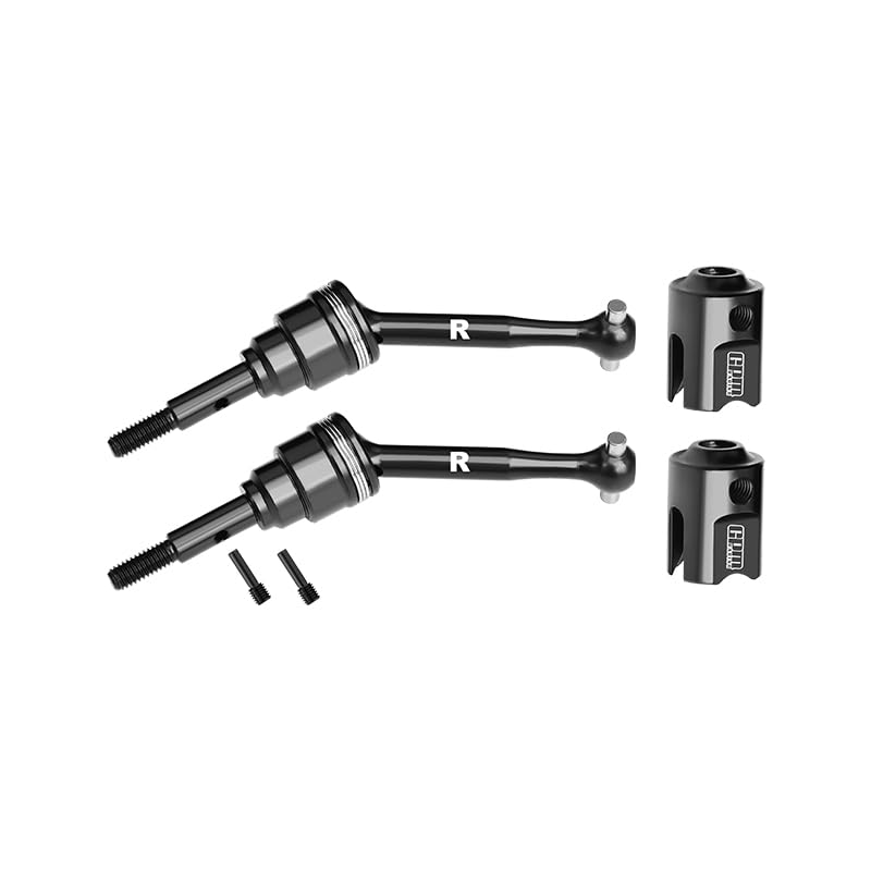 GPM 4140 Carbon Steel Rear Driveshafts and Drive Cups for Mini Slash 4X4-108164-1