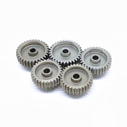 KingVal Replacement 5PCS 48DP 3.175mm 28T 29T 30T 31T 32T Aluminium Pinion Motor Gear Combo Compatible with 1/10 RC Car Brushed Brushless Motor - size: 28-32T