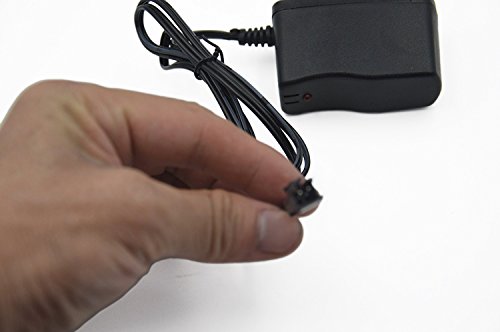 Blomiky 4.8V Charger Power Adapter SM2P Plug Connector for Off-Road Rock Through C181 C182 C185 RC Trucks and RC Boat C181 Charger