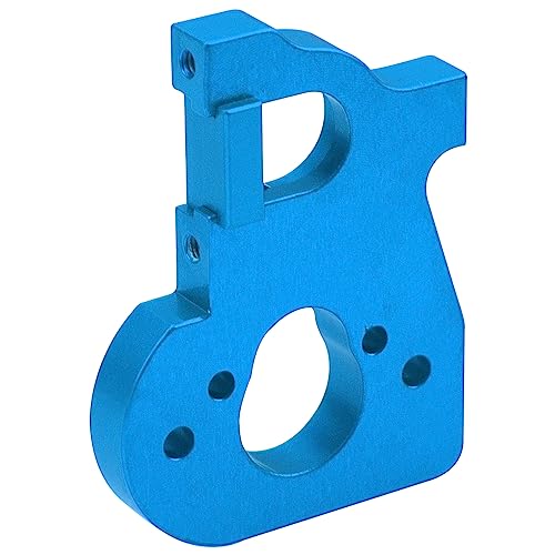 Metal Motor Mount Holder & Battery Mount Support Compatible with Wltoys 144001 144002 124016 124017 124019 124018 RC Car (Blue) - color: Blue